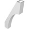 Ekena Millwork 3 1/2-in. W x 12-in. D x 24-in. H Westlake Architectural Grade PVC Knee Brace BRCP035X12X24WTL - alternate 3